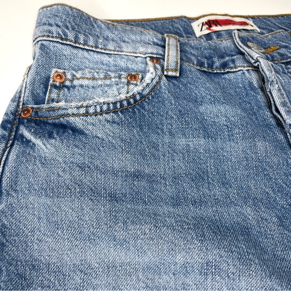 New Zara The Boo High Rise Wide Leg Jeans - Picture 3 of 14